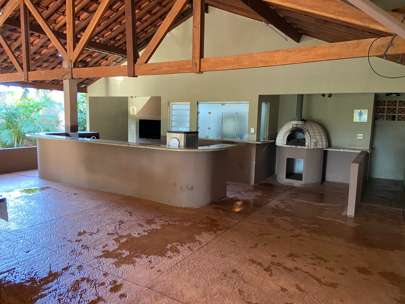 Vista da Chácara Recanto Paineira